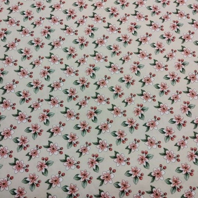 Tecido FABRICART "Anita Catita" Red Blossom 13704