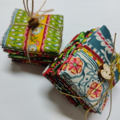 Conjunto de 6 tecidos ( 25 x 55cm ) 100% algodão 2401K