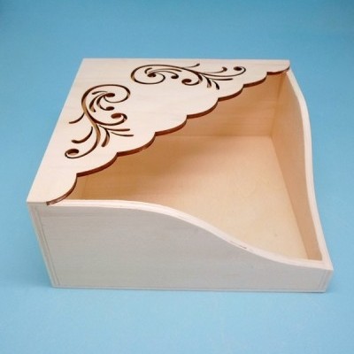 Caixa guardanapos 20x20x9cm 98216.