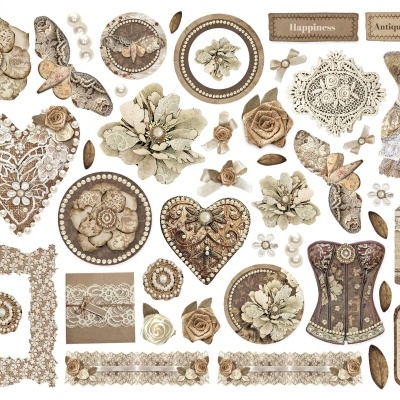 Die cuts Stamperia Old Lace  DFLDC107