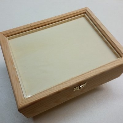 Caixa PINHO maciço c/2tab.265x205x100 251509230