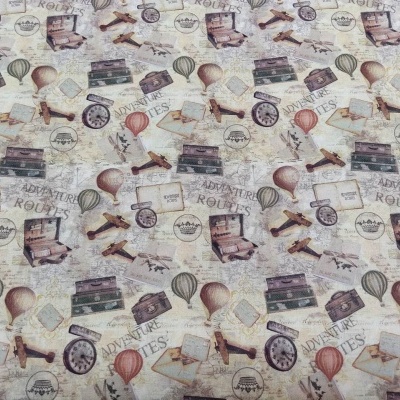 TECIDO INDIGO "ROUTES" C-101 T1330