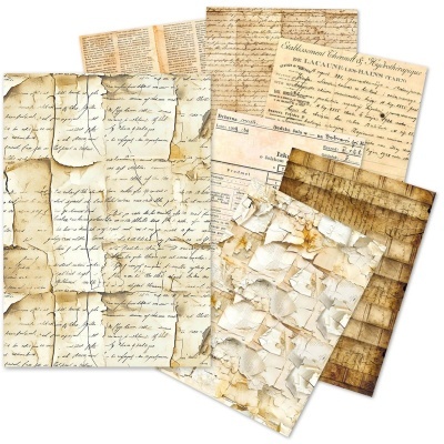 Tissue Paper Set VINTAGE MANUSCRIPT  CIAO BELLA  ME001