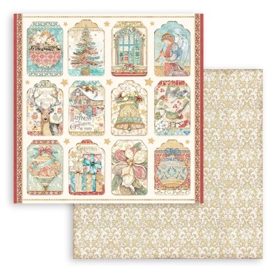 Bloco Scrapbooking 10 folhas 30,5x30,5 (12"x12") - Christmas Greetings  SBBL137
