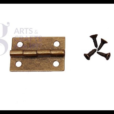 DOBRADIÇA DOURADO ENVELHECIDO 1.7x2.4cm 90066