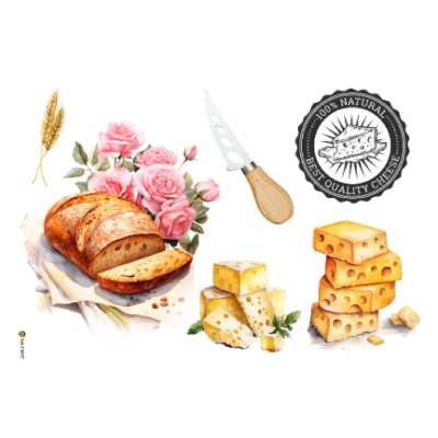 Papel transfer "Sweet Bread" 3     20x28cm   13047