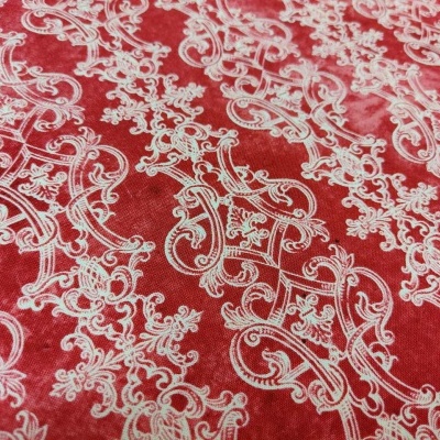 Tecido FreeSpirit Tim Holtz Eclectic Elements Classic Fanciful - Red PWTH165 T1684