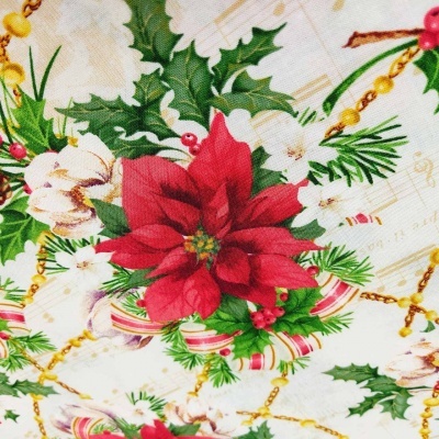 Tecido Henry Glass "Christmas Legend" by bruce Park 9518 T1651