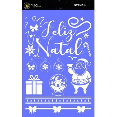 Stencil "Feliz Natal" 20x30cm   80653