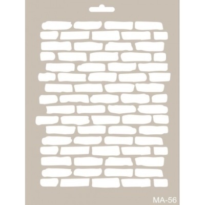 Stencil Mix Media A4 TIJOLO  CADENCE  MA056