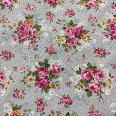 Tecido Quilt Gate "Old Rose" 41801-1D Rosas Bordeaux/Rosa velho