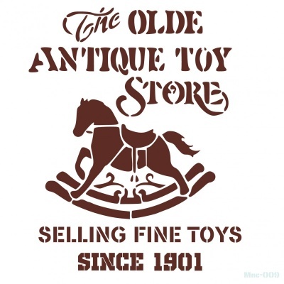 MISS STENCILS 25x25cm MNC009