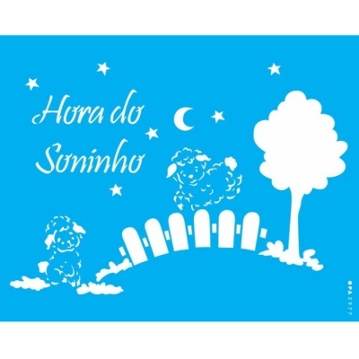 STENCIL OPA 20X25 HORA DO SONINHO 2977