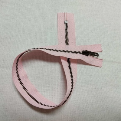 FECHO METAL OURO VELHO S/D ROSA CLARO 40CM 901140