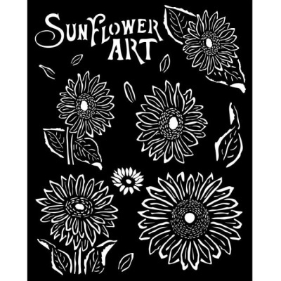 stencil cm 20X25 - Sunflower Art KSTD136