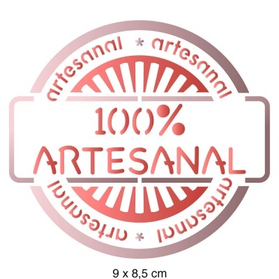 ST-X-366 - STENCIL - SELO 100% ARTESANAL