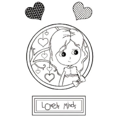 Carimbo Stamperia 7x11cm WTKCC61