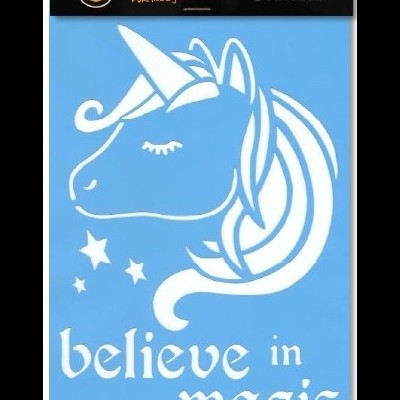 Stencil "Belive in Magic" 20x30cm 80410