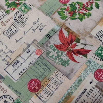 Tecido FreeSpirit Tim Holtz Holidays Past PWTH 199