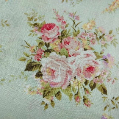 Tecido Quilt Gate "Rose Garden" AP41601-1C verde