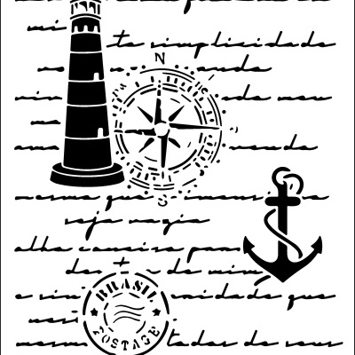 STENCIL 20X30CM 538 MAR Ref. 440538