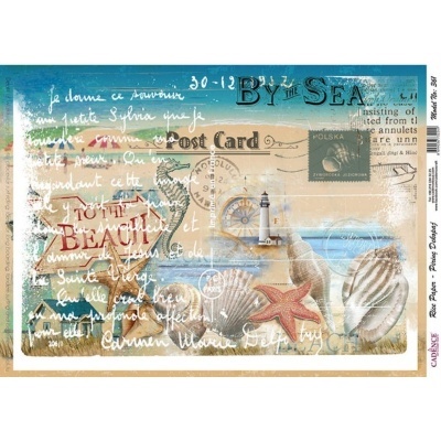 PAPEL DE ARROZ by the sea CADENCE 30X41CM PA361