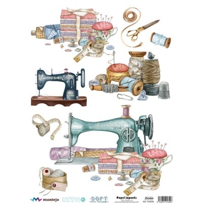 Papel de Arroz SOFT A3 COSTURA 2 SPA5208