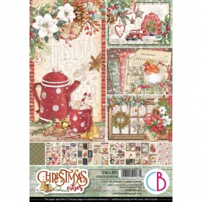 Christmas Vibes Pad A4 9/Pkg CBCL057
