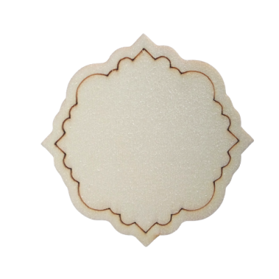 Placa recortada média 8x8cm  98424.2