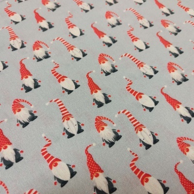 Tecido "CPH" Natal Cinza 63520 T1071