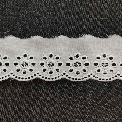 BORDADO INGLÊS BRANCO 4,5CM 43786 CPH