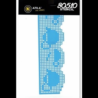 Stencil Renda 20x6cm 80510