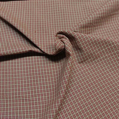 TECIDO HOMESPUN COTTON H353 Creme/Vermelho