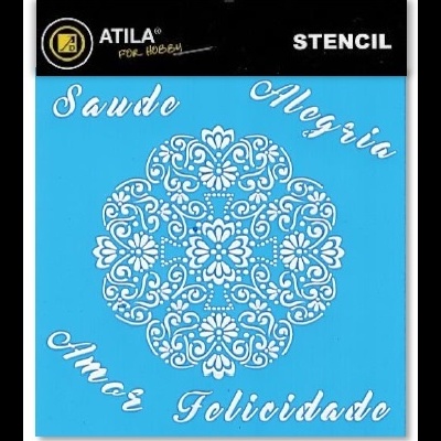 Stencil 20x20 Mandala 80562