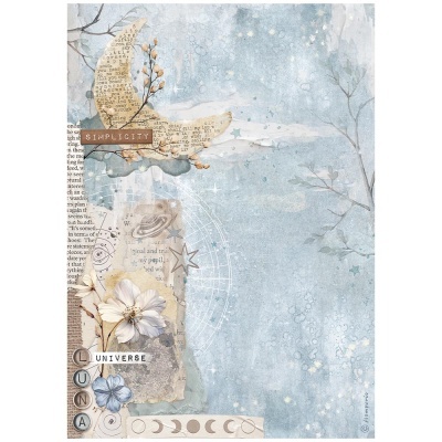 Papel arroz A4 - Create Happiness Secret Diary moon  DFSA 4863