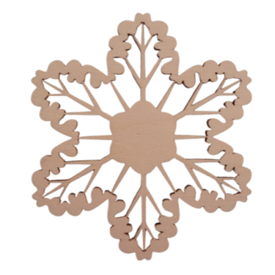 Base Marcador 38cm Floco de neve 98434.2