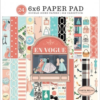 ALBUM SCRAP 24F. 16,5X15CM CARTA BELLA CBEV103023