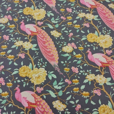 TILDA Chic Escape 100455 T1580A Peacock Tree GREY