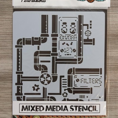 Stencil Stamperia by Antonis Tzanidakis 15x20