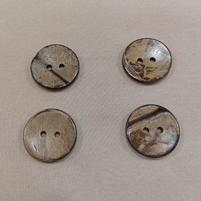 Botão casca de coco 34mm BCC34