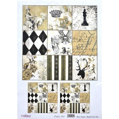 Papel arroz DreamArt Cadence A3 30x41cm PAD561