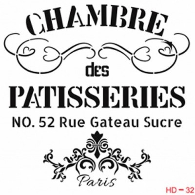 STENCIL CADENCE 45x45CM HD32