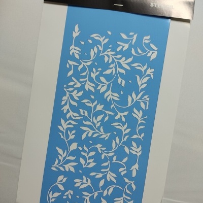 Stencil "Folhas / Ramos" 30x14cm ST-FLH