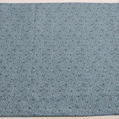 Tecido F&F flore azul fundo vazul AMO PL009