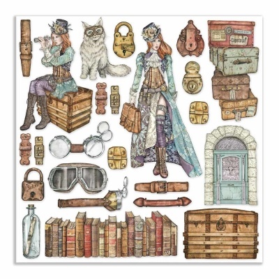 ALBUM SCRAP 10 FOLHAS 30,5X30,5CM STAMPERIA SBBL82