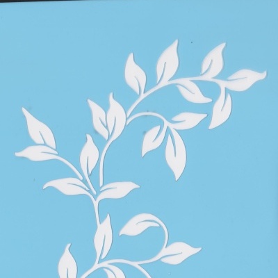 Stencil 15x20cm Folhas trabalhadas  80594