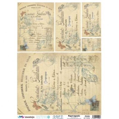 Papel de Arroz Japonês SOFT 30x41cm A3 PA5035