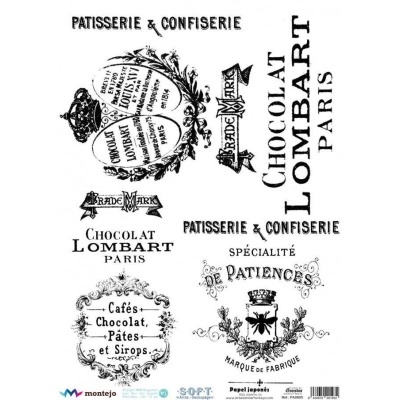 Papel de arroz Soft A3 30x41cm PA 0805