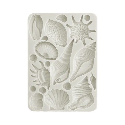 MOLDE SILICONE 14,8X21CM - sea land shells KACMA 524