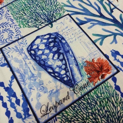 TECIDO STUDIO-E "DEEP BLUE SEA" BY GEOFF ALLEN 5792 T1700A